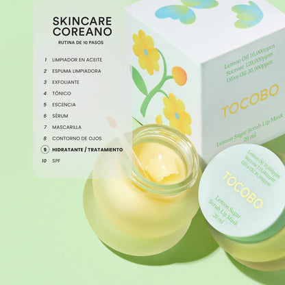 TOCOBO Lemon sugar scrub lip mask 20ml