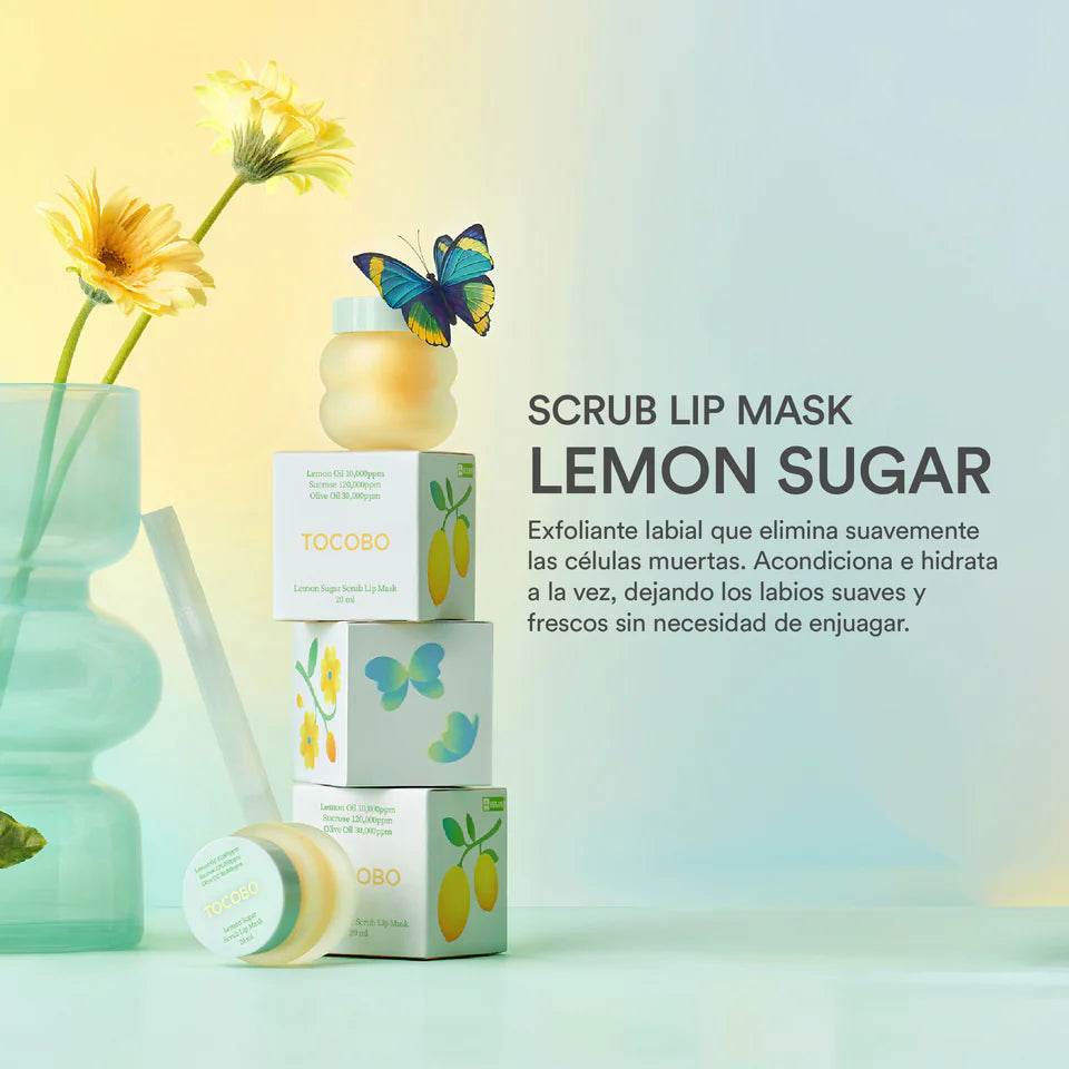 TOCOBO Lemon sugar scrub lip mask 20ml