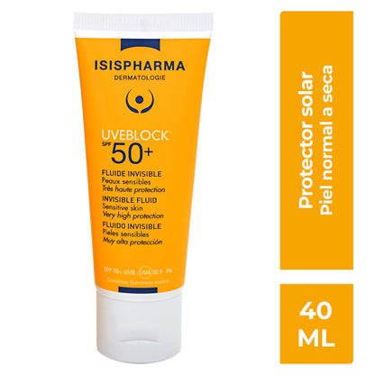 ISISPHARMA UVEBLOCK fps50+ fluido con color 40ml