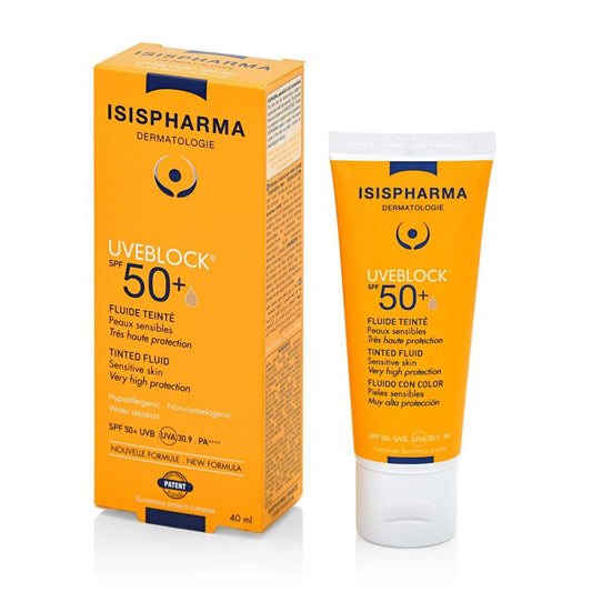 ISISPHARMA UVEBLOCK fps50+ fluido con color 40ml