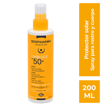 ISISPHARMA UVEBLOCK fps50+ Spray 200ml