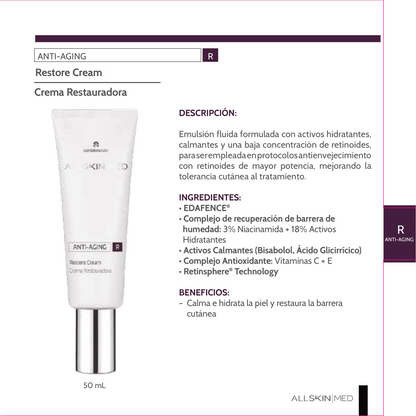 ALL SKIN MED Antiaging R crema restauradora de transición 50ml