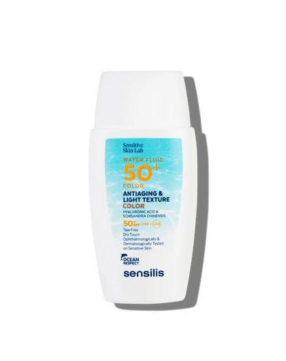 SENSILIS SENSITIVE SKINLAB Water Fluid 50+ color40ml