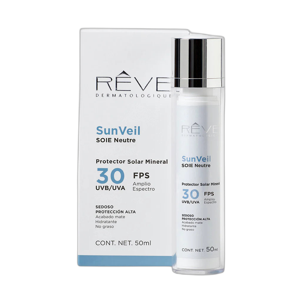 RÉVE SunVeil SOIE neutro 50ml (fondo limpio)