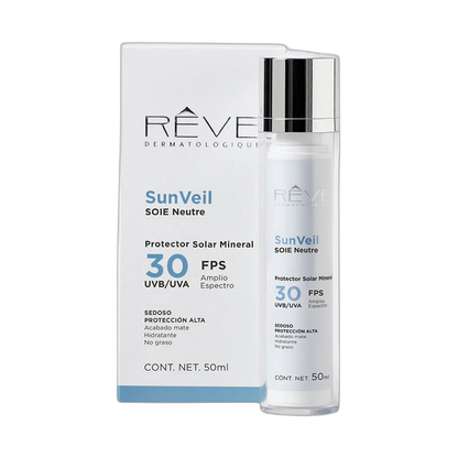 RÉVE SunVeil SOIE neutro 50ml (fondo limpio)