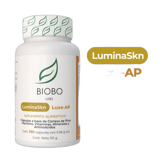 BIOBO LABS luminaskin luxe-ap 180caps 500mg vegetal (fondo limpio)