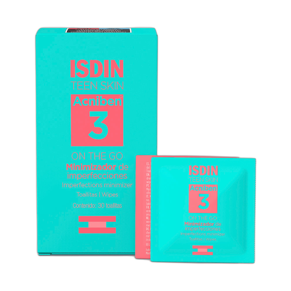 ISDIN Acniben on the go toallitas 30u (fondo limpio)
