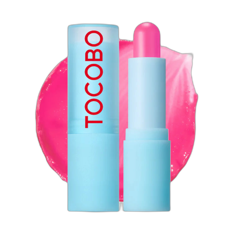 TOCOBO Glass tinted lip balm BETTER PINK 19gr (fondo limpio)