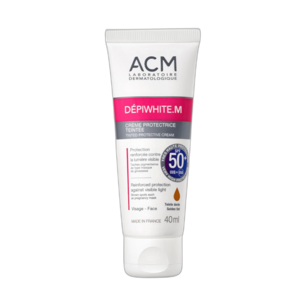 ACM DÉPIWHITE M crema protectora con color 40ml (fondo limpio)