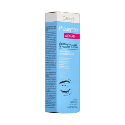 GENOVÉ Pilopeptan woman serum pestañas y cejas 6ml (fondo limpio)
