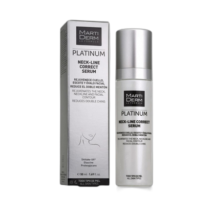 MARTIDERM Platinum neck line correct serum 50ml (fondo limpio)