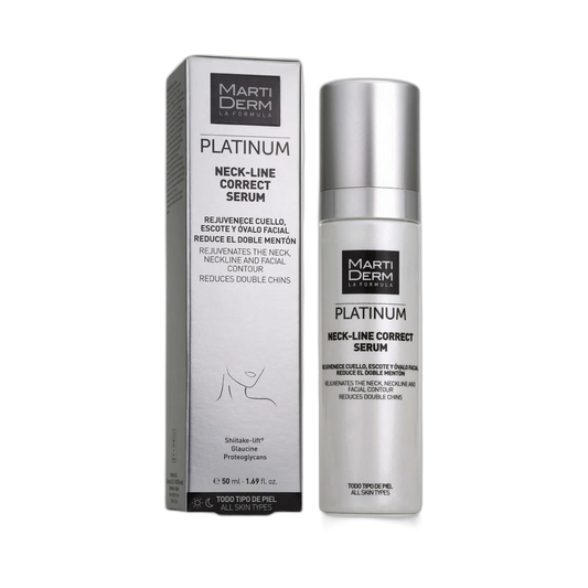 MARTIDERM Platinum neck line correct serum 50ml (fondo limpio)