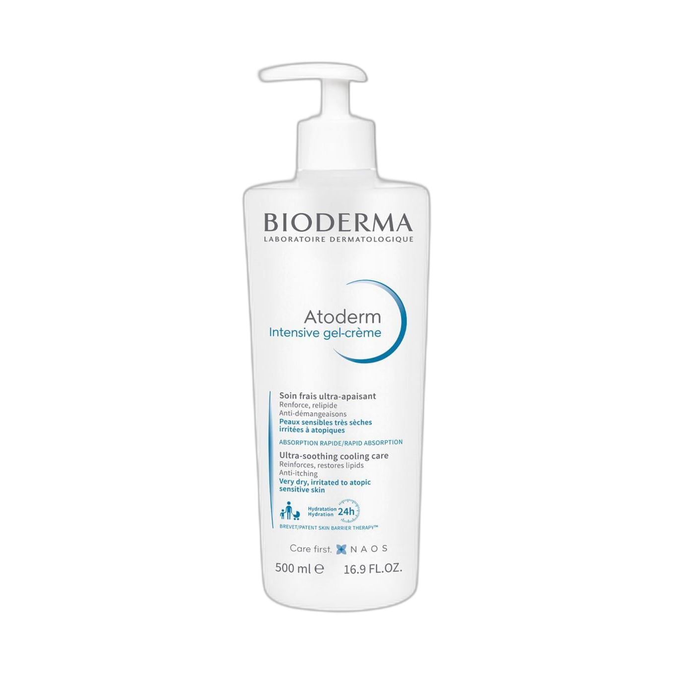 BIODERMA Atoderm Intensive gel crema 500ml (fondo limpio)