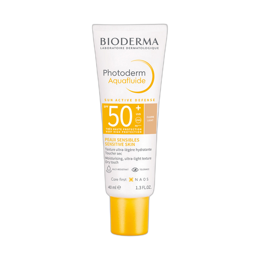 BIODERMA Photoderm Max Aquafluido Tono Claro Spf50+ 40ml (fondo limpio)