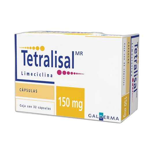 GALDERMA Tetralisal 150mg 32caps (fondo limpio)