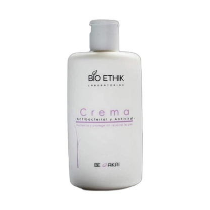 BIO ETHIK crema antibacterial y antiviral 200ml (fondo limpio)