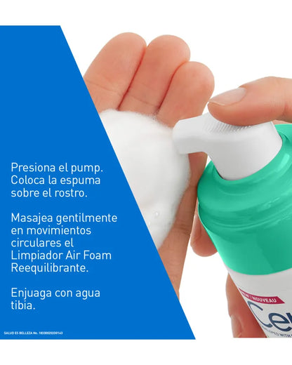 CERAVE Limpiador air foam reequilibrante 148ml