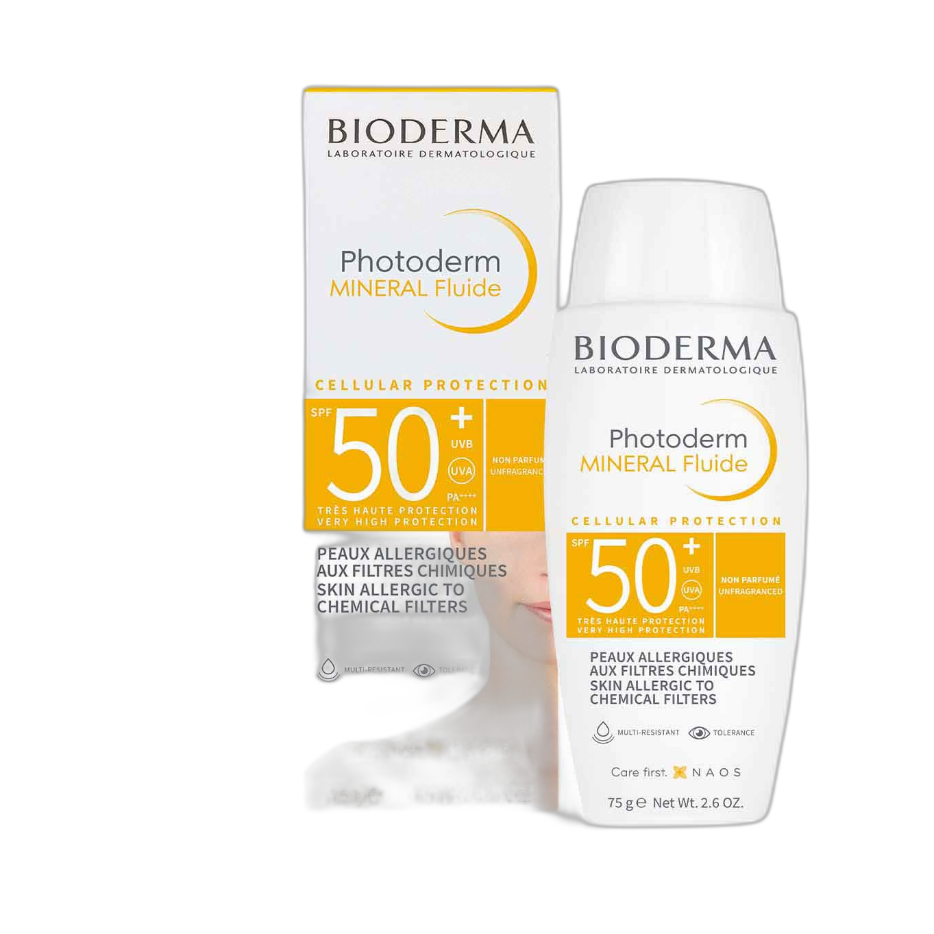 BIODERMA Photoderm Mineral Fluide spf50+ 75ml (fondo limpio)