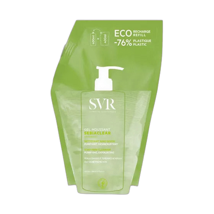 SVR Sebiaclear gel moussant refill 400ml (fondo limpio)