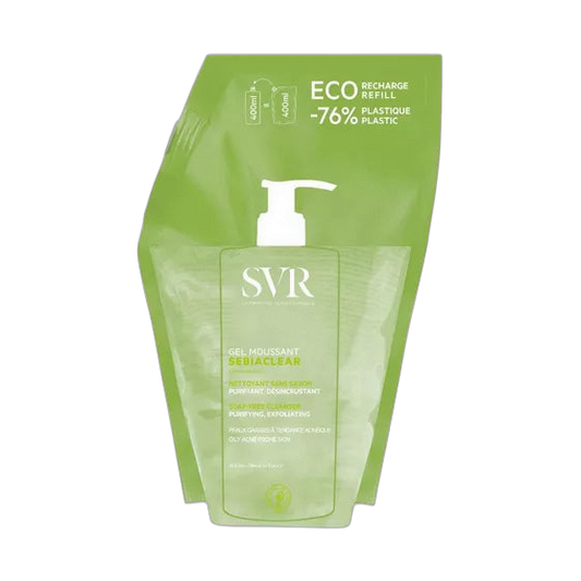 SVR Sebiaclear gel moussant refill 400ml (fondo limpio)