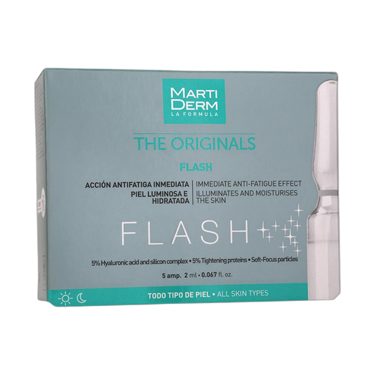 MARTIDERM Flash caja- 5 amp (fondo limpio)