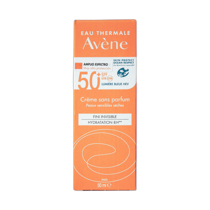 AVENE Crema sin color 50+ 50ml (fondo limpio)