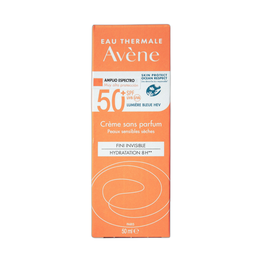 AVENE Crema sin color 50+ 50ml (fondo limpio)