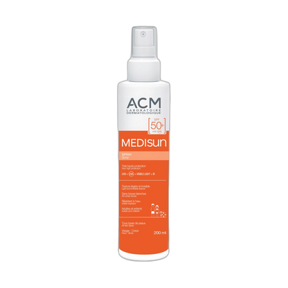 ACM MEDISUN Spray fps50+ 200ml (fondo limpio)