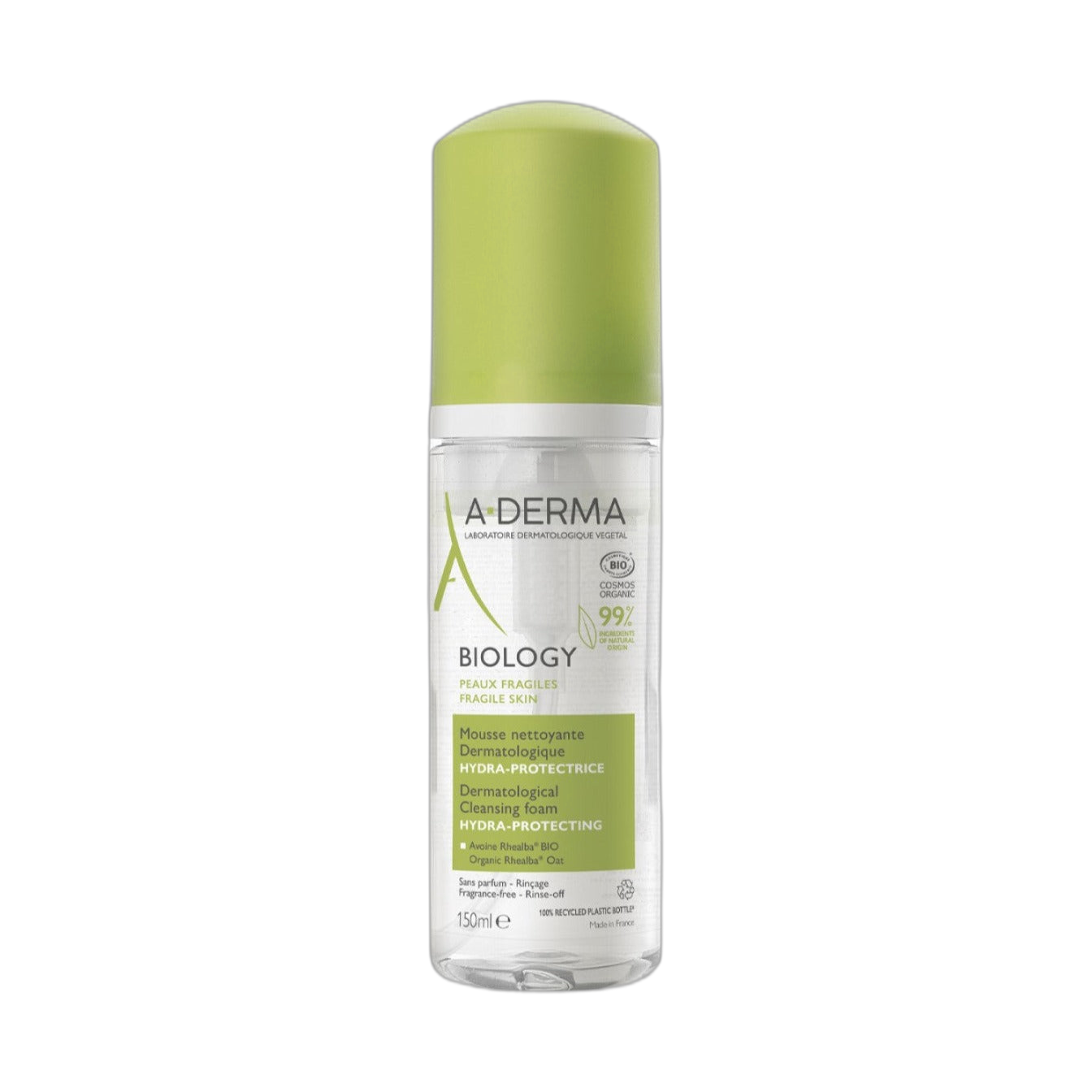 ADERMA Biology Espuma limpiadora 150ml (fondo limpio)