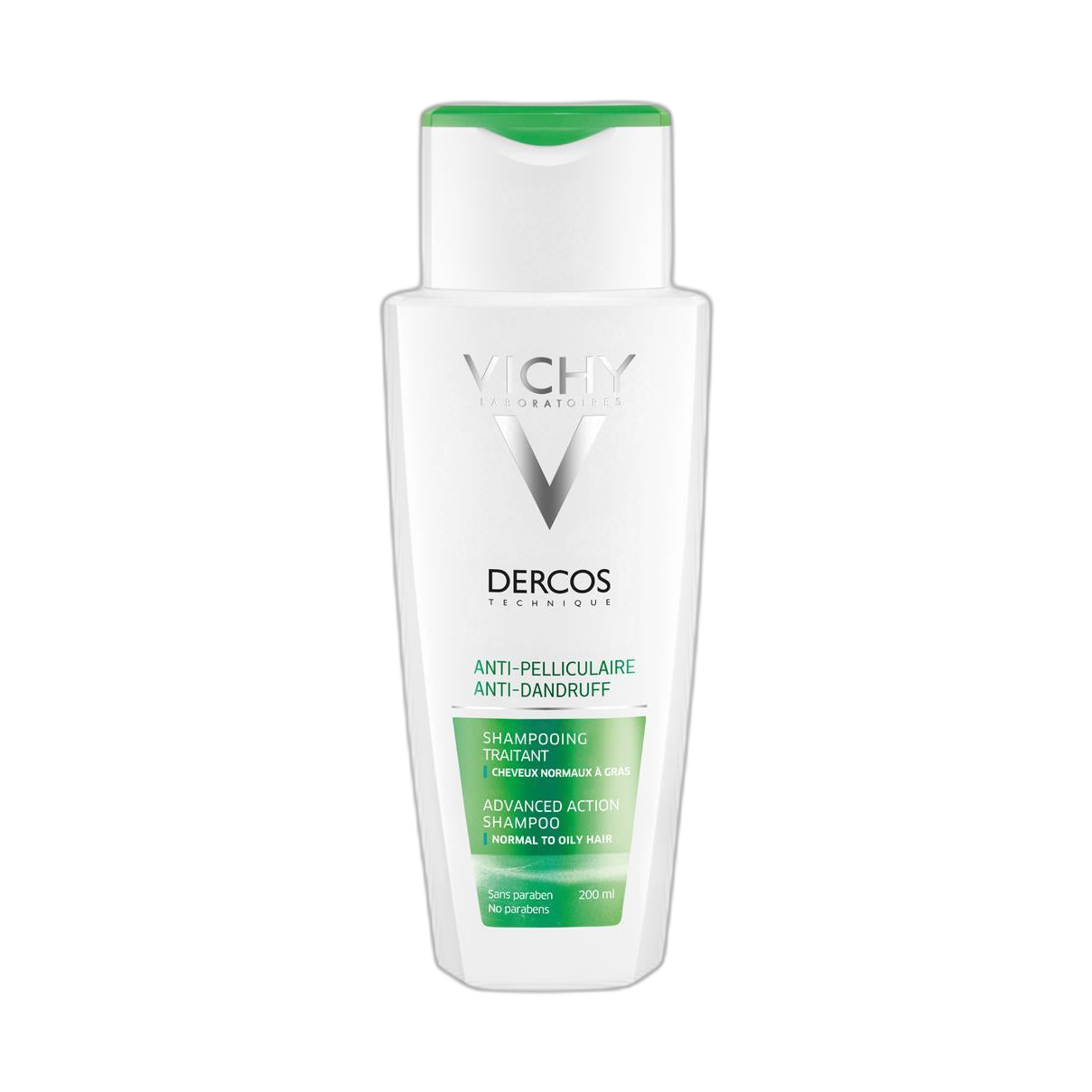 VICHY Dercos Anticaspa shampoo normal a graso 200ml (fondo limpio)