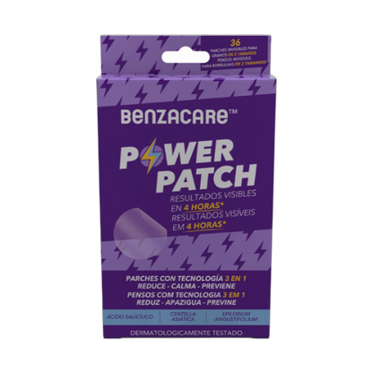 GALDERMA Benzacare Power Patch 36 parches (fondo limpio)