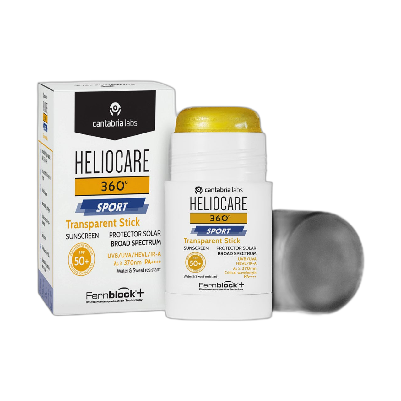 HELIOCARE 360 Sport transparent stick 25gr (fondo limpio)
