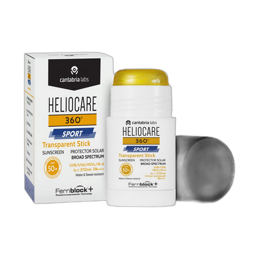 HELIOCARE 360 Sport transparent stick 25gr (fondo limpio)