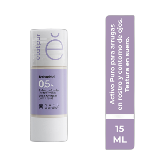 ETAT PUR Activo puro Bakuchiol 0.5% 15ml (fondo limpio)