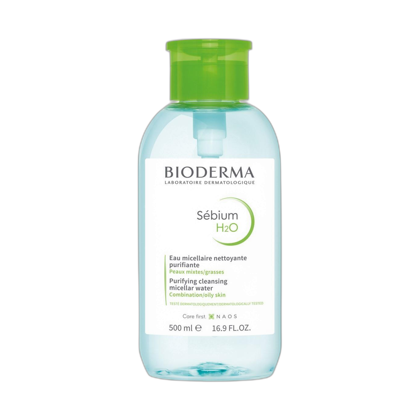 BIODERMA Sébium H2o bomba inversa 500ml (fondo limpio)