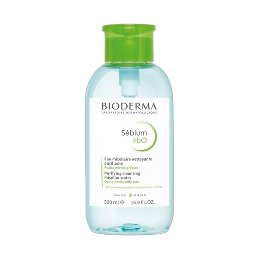 BIODERMA Sébium H2o bomba inversa 500ml (fondo limpio)