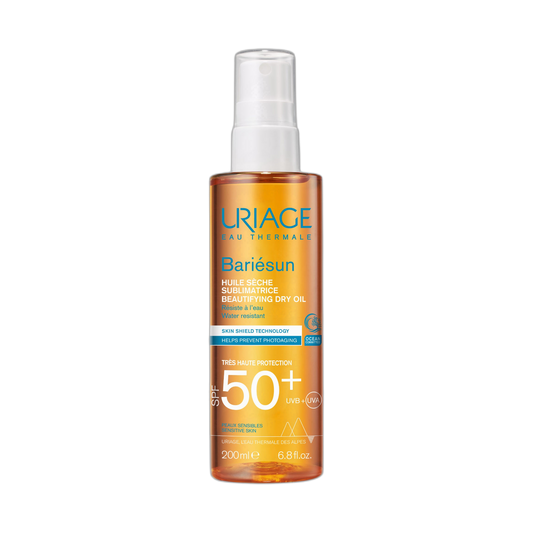 URIAGE Bariesun spf50+ aceite solar 200ml (fondo limpio)