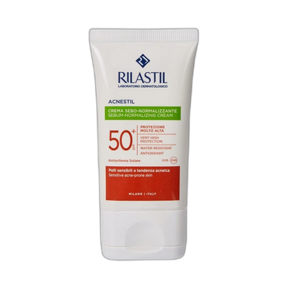 RILASTIL ACNESTIL SEBUM-NORMALIZING CREAM PPT SPF 50+ 30ML (fondo limpio)
