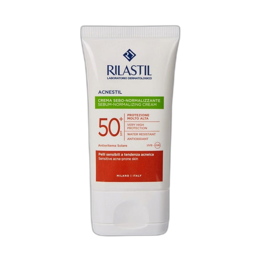RILASTIL ACNESTIL SEBUM-NORMALIZING CREAM PPT SPF 50+ 30ML (fondo limpio)