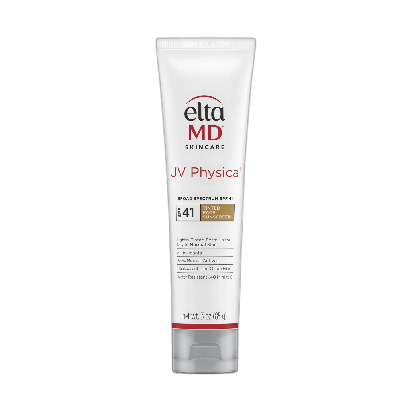 EltaMD UV Physical broad-spectrum spf41 85g tinted (fondo limpio)