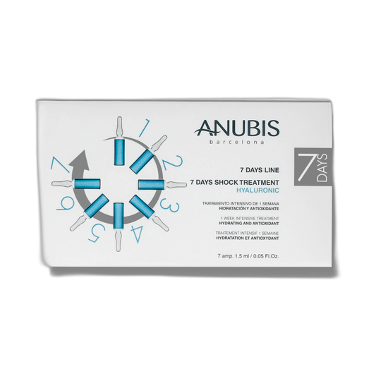 ANUBIS 7 Days Shock Tratment Hyaluronic 7 amp x 1.5ml (fondo limpio)