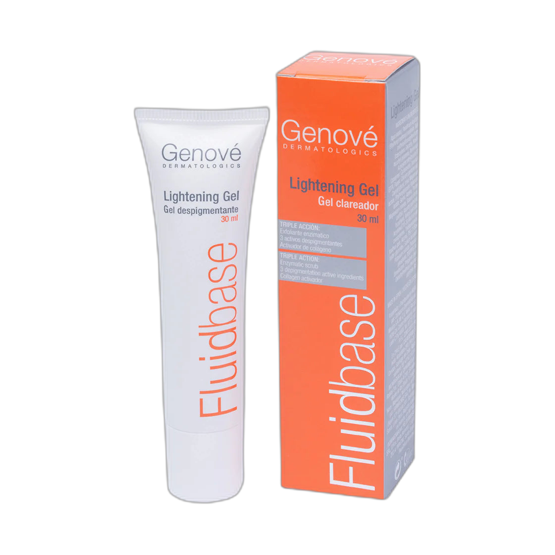 OUTLET GENOVE  Fluidbase Gel Despigmentante NF 30 ml (fondo limpio)