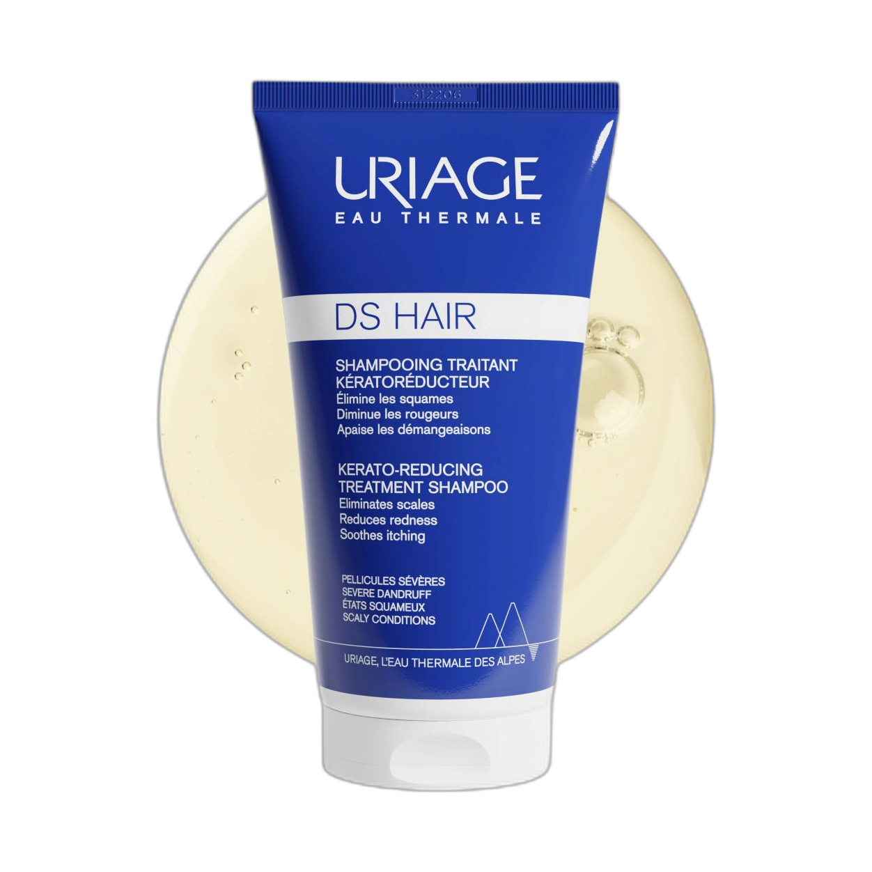 URIAGE DS Hair shampoo anti caspa severa 150ml (fondo limpio)