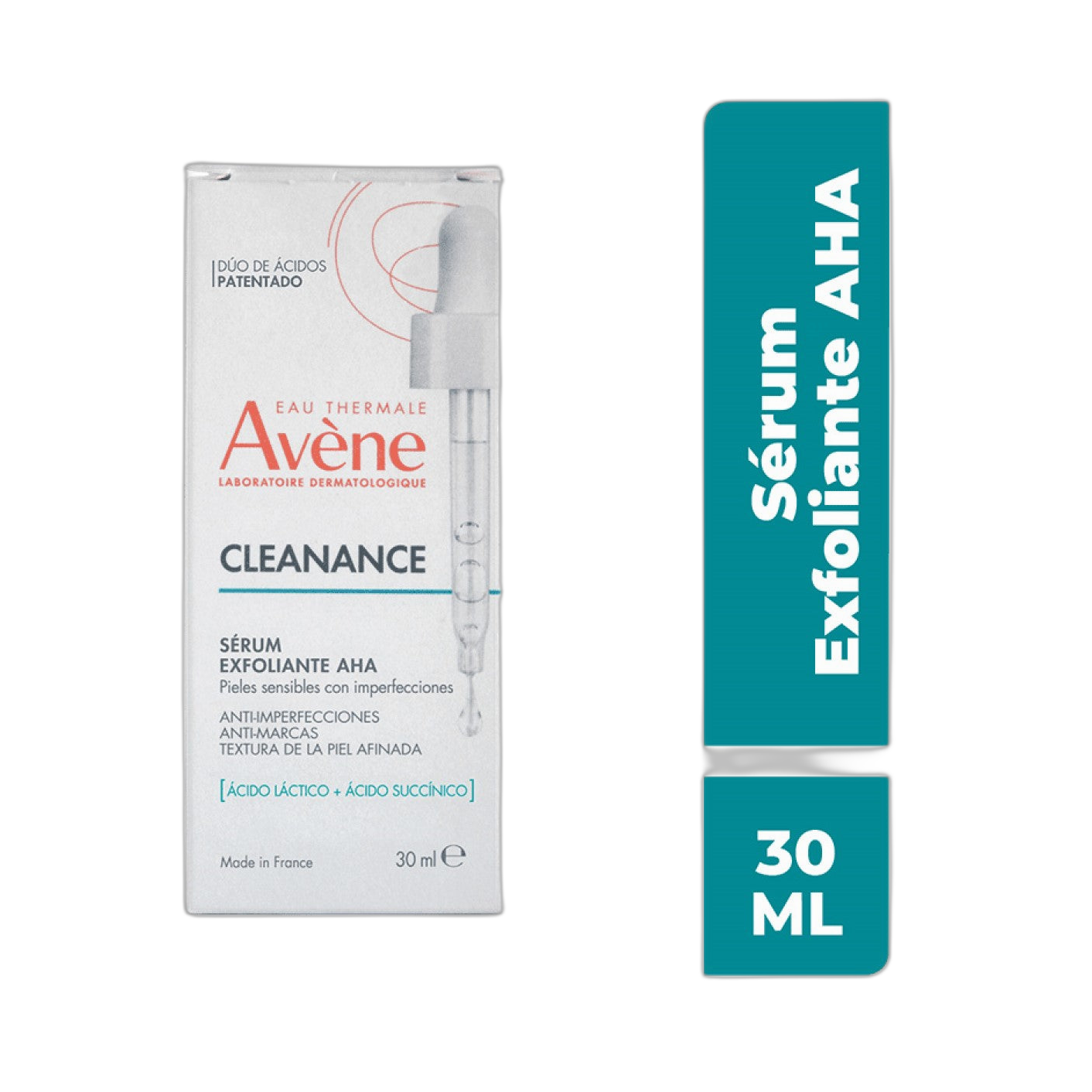 AVENE Cleanance Serum exfoliante AHA 30ml (fondo limpio)