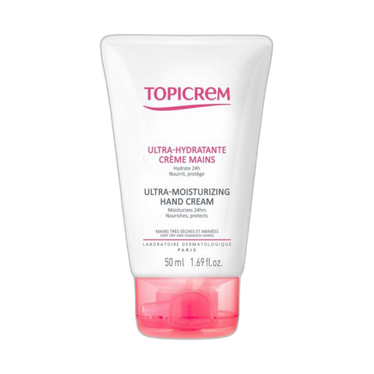 TOPICREM Crema para manos ultra-hidratante 50ml (fondo limpio)