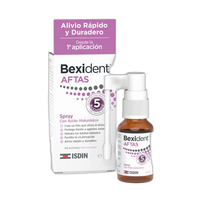 ISDIN Bexident aftas spray 15ml (fondo limpio)