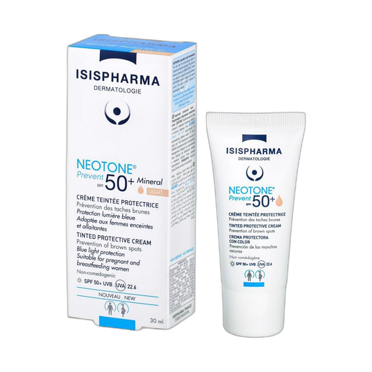 ISISPHARMA NEOTONE Prevent spf50+ claro 30ml (fondo limpio)