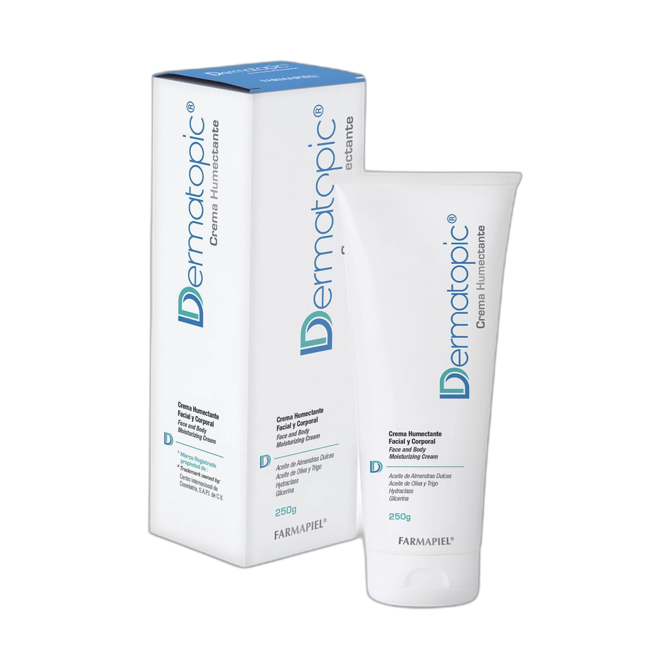 Farmapiel Dermatopic Crema Humectante Tubo 250 G (fondo limpio)