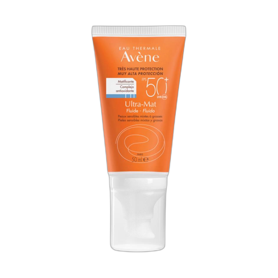 AVENE ULTRA MAT Fluido sin color fps50+ 50ml (fondo limpio)