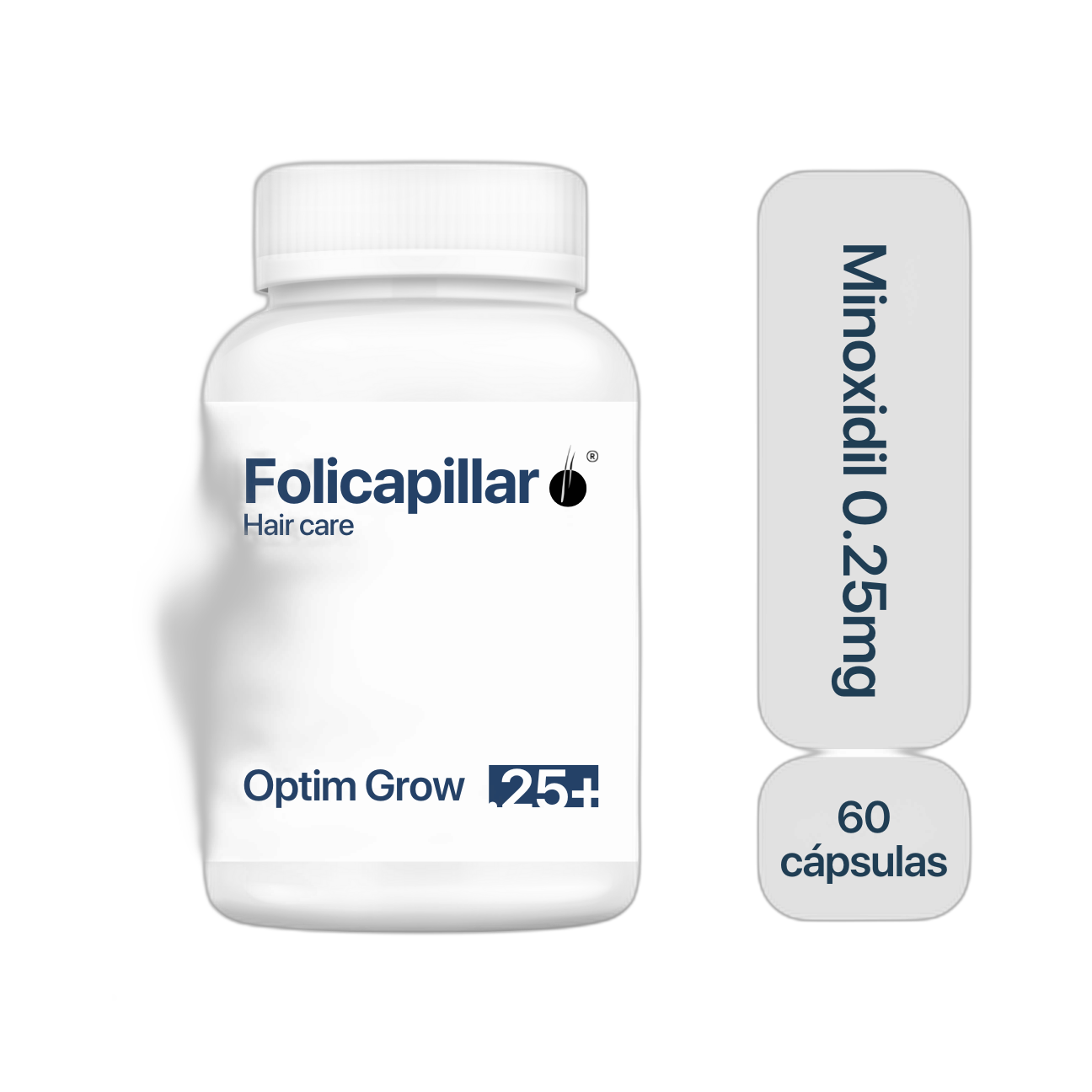 FOLICAPILLAR Minoxidil 0.25mg | 60 cápsulas — tratamiento anticaída de FOLICAPILLAR | comprar en Supiel